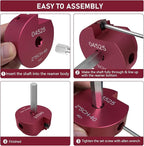 5 Piece PVC Pipe Reamer Kit With A Socket Wrench,MEIFRENSHIP 1" 1.5" 2" 3" 4 Inch Plastic Pipe Fitting Reamer Tools Contain PPR100, PPR150, PPR200, PPR300, PPR400, Fit Into Standard 3/8" & 1/4" Drills