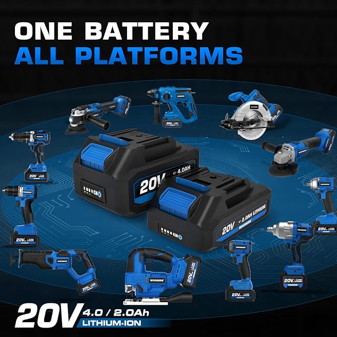 Jig Saw Compatible with Makita 20V MAX Battery, Brushless Motor, cordless jigsaw, 3200 SPM, 25mm stroke, 4-stage track, 45° left-right tilt, LED Light, Tool-free blade changes