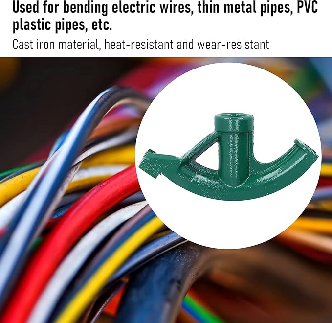 Conduit Bender, Cast Iron Wire Bender Portable Tube Former Labor Saving Electric Wire Fast Bending Tool KW7027 For Electric Wire Pipes Aluminum Alloy Pipes