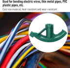 Conduit Bender, Cast Iron Wire Bender Portable Tube Former Labor Saving Electric Wire Fast Bending Tool KW7027 For Electric Wire Pipes Aluminum Alloy Pipes