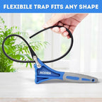 2-Pack Strap Wrench, 6" and 4" Rubber Strap, Adjustable Blet Jar Opener, Water Filter Plumbing Faucet Tool