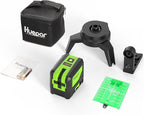 3 - Plumb Dot Laser Leveler Tool (No Laser Line), Huepar 3 Spots Laser Self-Leveling Green Plumb Bob for Soldering and Points Reference Positioning, 197Ft Working Range, Battery Included - 9300G
