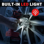 SEYVUM Cordless Impact Wrench, 1/2” Max Torque 440 Ft-lbs / 600 N.m Power Impact Gun, 20V 3000RPM Electric Impact Driver, 2 x 4.0Ah Battery, 4 Impact Sockets, Carry Bag Included