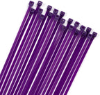 XINGO 100PCS Purple 6 Inch Cable Ties, Heavy Duty Nylon 66, 50 Pound Tensile Strength, Self-Locking, Indoor/Outdoor