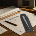 1-15mm Stainless Steel Double Sided Welding Taper Gauge Measuring Instrument Feeler Gauge Depth Gauge Aperture Ruler Inch&Metric Measuring Tool（1PCS）