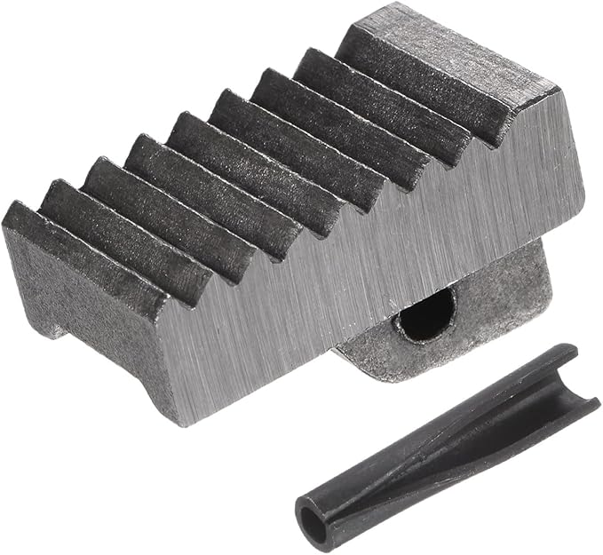 HARFINGTON Pipe Wrench Heel Jaw with Pin Assembly 18" Wrench Replacement Carbon Steel for 18" Adjustable Wrench