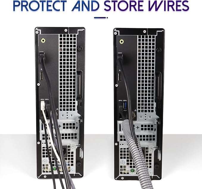 Split Wire Loom Tubing, 10,25ft Cord Protectors from Pets No Chew, Flexible Wire Covers Cord Protectors, Protective Split Cable Sleeve for Automotive Home Industrial Wires(Grey, 0.51inch-25ft)