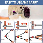 560 Pcs 14 Sizes Pop Rivets Assortment Kit, Aluminum Rivets, 3/32" 1/8" 5/32" 3/16" 1/4" Blind Rivets for Metal, Dome Head rivet kit(Black)