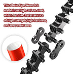 36" Chain Wrench with 29.5" Length of Chain, Heavy Duty Chain Pipe Wrench for Pipe Installation and Maintenance, Fits Max 4-inch Pipe Diameters