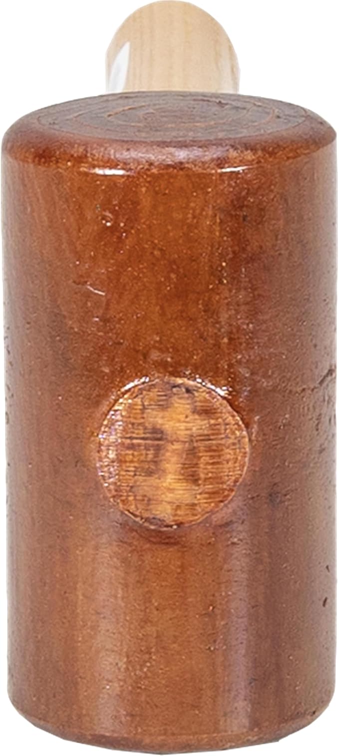 VAUGHAN Rawhide Mallet, Non Marring, Hardwood Handle, 12 oz, RM200, VN58216
