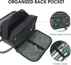 WANDF Travel Toiletry Bag for Men Large Toiletries Shaving Bag Water Resistant Hanging Dopp Kit Travel Accessories Bag for Women Men (Black)