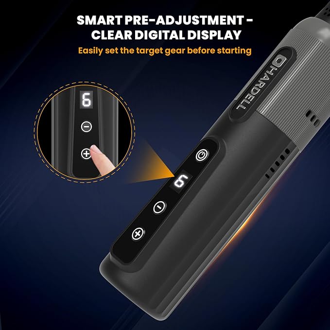 HARDELL 8V Cordless Rotary Tool Kit, 6 Variable Speed Rotary Tool Kit with Digital Display, 80PCS Accessories, Type-C Charging, Mototool for Sanding/Polishing/Engraving/DIY Crafts