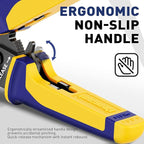 haisstronica Quick Change Jaws Crimping Tool for Dupont Connectors AWG 28-16 Ratcheting Wire Crimper & Terminals - H7