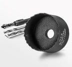 1-25/32 Inch Hole with Saw 9.1mm Triangle Shank Arbor, JTemgle Bi-Metal Hole Saw Heavy Duty Hole Cutting Tool for Cornhole Boards, Recessed Lights, Wood, Plastic, Drywall & Soft Metal