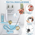 Flexible grabberDrain Snake Tool - The Ultimate 61inch Flexible Grabber for Hair, Unclog Any Drain in Minutes! Gunk & Debris in Sinks, Showers & Tubs. No More Chemicals, Just Quick Results!