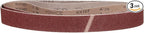1 x 42 Inch Sanding Belt, 3 Pcs 36 Grit Knife Sharpener Belts Work Sharpening for Belt Sander Knife Carving Tool Metal Working