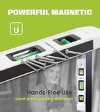 9 Inch Magnetic Box Level Torpedo Level with 45°/90°/180° Bubbles, Small Measuring Tool