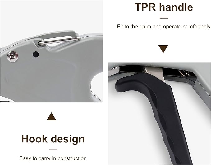 Knoweasy Stainless Steel Cable Tie Gun - Tighten, Tension, and Cut with Stable and Reliable Stainless Steel Cable Tie Tool Cable Managemen