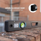 CHANNELLOCK 48-Inch, Professional-Grade Aluminum Box Level with Solid Block Acrylic Vials, 5200-0048