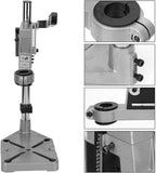 Drill Press Stand, Universal Bench Clamp Desktop Drill Holder Workbench Repair Tool with Single Hole Aluminum Heavy-duty Base