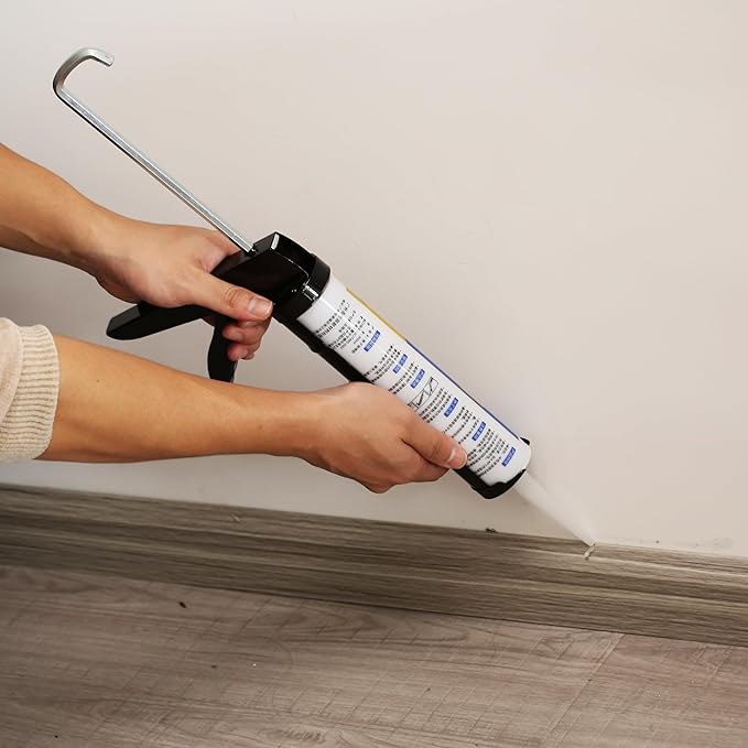 Bates- Caulking Gun, 10:1 Thrust Ratio, Black, Caulking Tool Gun, Caulk Gun No Drip, Hand Caulking Guns, Silicone Gun, Caulking Gun Tool, No Drip Caulk Gun, Caulk Guns, Caulking Gun Dripless