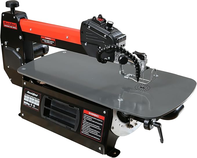 Bucktool 22 Inch Variable Speed Scrow Saw, 1.3A Scroll Saw for Woodworking