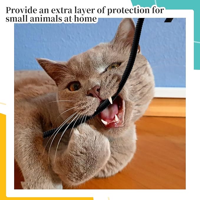 Split Wire Loom 1/4", 1/2", 3/8", 3/4" X 30 ft Electric Wires Covers Flexible Wire Loom Tubing Dog Cat Cord Protector Split Cable Sleeves (1/4", 1/2", 3/8", 3/4" x 30 Ft)