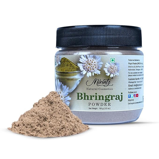 100% Natural Bhringraj Powder | (100 gms) False Daisy Powder Herbal Supplement | Eclipta Alba for Hair Growth Supplements | Karisalankanni Ayurvedic Support for Healthy Hair | Herbal Hair Mix-VeraVaultWomen