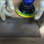 Air Random Orbital Sander by UPWOOD, Pneumatic Palm Sander With 10 Pcs Sandpapers for Auto Body Work, Woodworking (5 Inch)