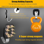 Upgraded Heavy Duty Magnetic Hook, Powerful Magnet Versalite Indoor and Outdoor Tool Towel Brooms Coat Hanger for Cruise Garage RV Workshop Tool Box, Magnet Organize Stainless 304 Hooks, 2 Pack