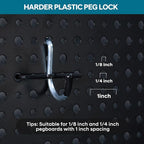 246PCS Pegboard Accessories Organizer Kit,Includes Pegboard Hooks,Bins,Baskets,Paper Towel Holder;Suitable for 1/8 and 1/4 Pegboard,Can be Used for Hanging Tools,Garage Storage,etc. (Black)