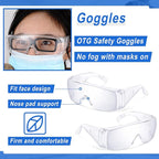 Kanayu Safety Glasses Bulk Protective Goggles Anti Fog Scratch Resistant Eyewear
