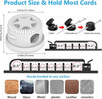 ELII 328Pcs Cable Management Kit, 8 Magnetic Cable Clips,69Adhesive Cable Holder,4 Cable Sleeve Split,22Reusable Cable Strap,200 Nylon Cable Zip Ties with 25 Mounts TV Home(White)