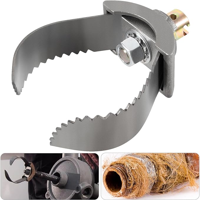 52822 T-232 3" Heavy-Duty C Cutter Cable Coupling Drain Cleaning Tool Fits for 3/8” & 5/8” Drum Including C-4 C-6 C-7 C-9 and All IW Cables, Compatible with K-400 K-3800 K-50 Ridgid Drum Machines