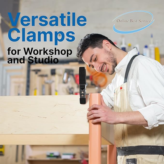 Lot of 12-6" inch Spring Clamp Large Super Heavy Duty Spring Metal All Black - 2.5 inch Jaw opening