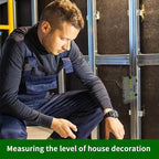 BETHEL 90°/180° Compact Level with Shatterproof Cross-check Magnetic Bubble, Mini Pocket Spirit Level for Picture Hanging Marking Measuring Instruments Layout tools (95×13×51(MM))