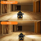 Samyoung 2 Pack Magnetic 2500 LM Rechargeable Work Light, 10 Hours Long Lasting 360° Rotating LED Work Light Folding Waterproof for Job Site Car Inspection Camping Emergency