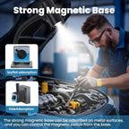 14W Magnetic Work Light, Magnetic Base LED Shop Lamp, Magnetic Task Lights for Lathe,Wood Lathe Tools,Drill Press,Bandsaw,Bench Grinder,Work Bench,Industrial Lighting