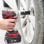 BeHappy Power Impact Wrench 21V, 1/2" Cordless Impact Wrench with 4.0Ah Li-ion Battery for Home, DIY