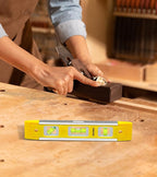 9 Inch Torpedo Level, Magnetic Box Level with 45°/90°/180° Bubbles, Shock Resistant Bubble Level Tool for Measuring