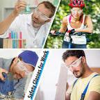 Safety Glasses for Men Women ANSI Z87.1 Safety Glasses Bulk Protective Eyewear Scratch-Resistant