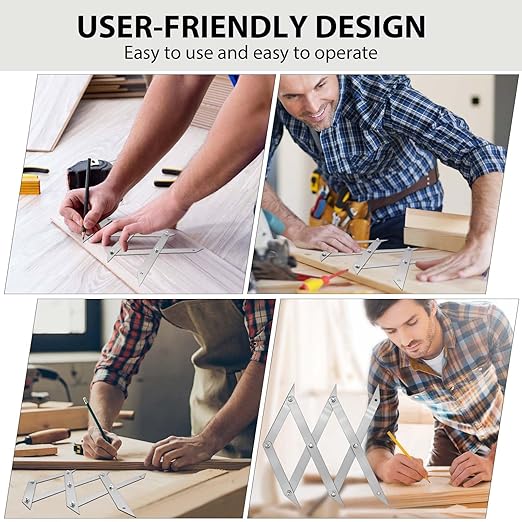 Picket Master Pro 3 Point Center Finder for Precise Measurements,Center Point Finder, Center Finding Tool,Equidistant Measuring Tool,Wood Working Welding Precise Center Finding