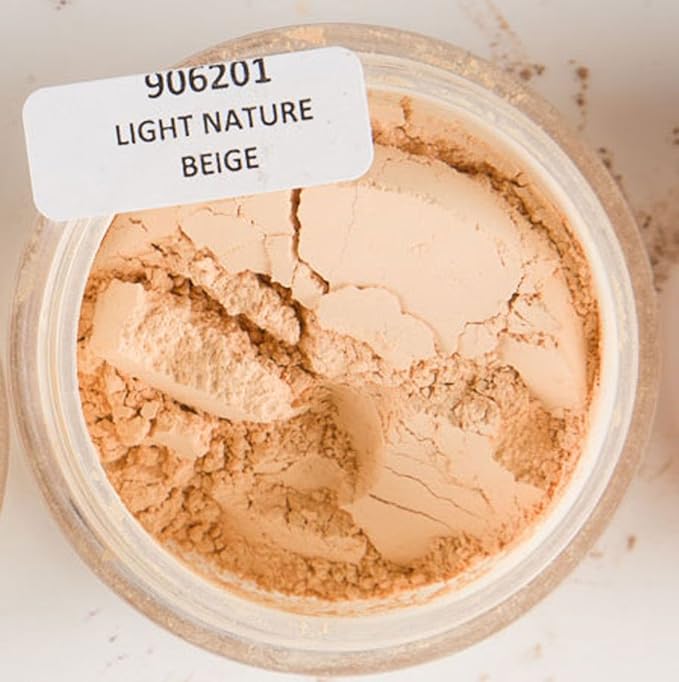 Mineral Powder Foundation, Light Nature Beige, 6 Gram-VeraVaultWomen