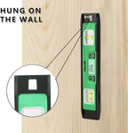 BETHEL Digital Torpedo Level -10 Inch IP54 Digital Magnetized Level Protected Electronic Bubble Inclinometer/Angle Finder/LED Display & V-Groove Base (10 Inch, Green)