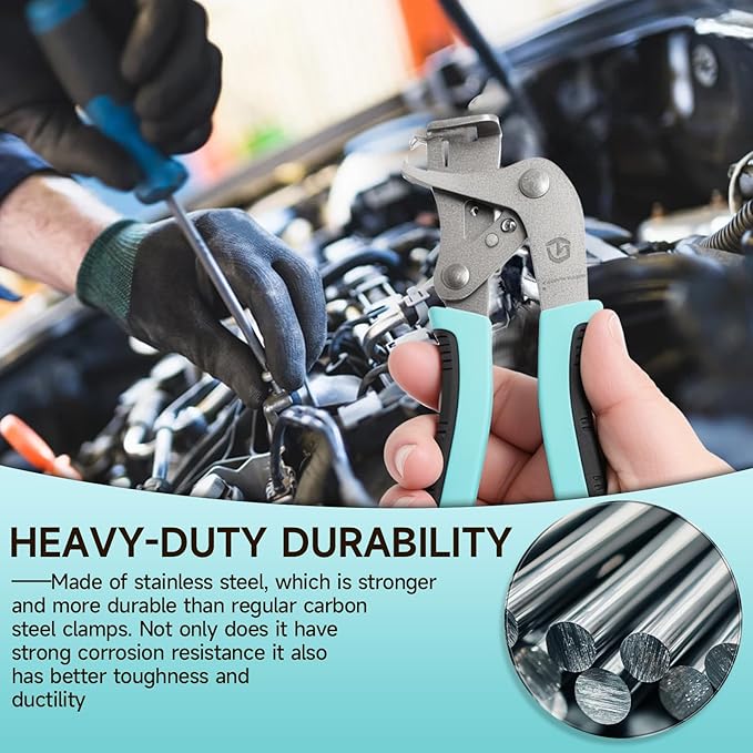 Car Clip Pliers and Disassembly Tools, Multi-Functional Automotive Snap Pliers, Cable Cutting Tool, Easy to Remove Fasteners, Clips, Buckles and Rivets, Open The Panels Without Damage