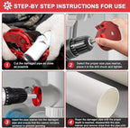 PVC Pipe Reamer, PVC Fitting Saver with 1-½-Inch Head Aluminum, PVC Socket Saver, Plastic PVC Pipe Fitting Reamer Plumbing Tools for SCH40 PVC Pipe, PP, PE, CPVC, ABS Pipe