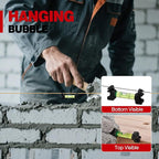 KATA Light-up Torpedo Level Magnetic: 9 Inch Shockproof Small Leveler Tool with 45/90/180 Degree Vials - Removable Line Bubble Spirit Levels For Hanging Pictures, Installing Shelf in Dark Tight Spaces