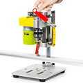 Electric Mini Bench Top Drill Press, 7 Speed Drilling Machine w/ B10 Chuck for 0.6-6mm Bits, Mefape DIY Metal Woodworking Jewelry Drill Tool