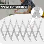 Picket Master Pro 7 Point Center Finder for Precise Measurements,Center Point Finder, Center Finding Tool,Equidistant Measuring Tool,Wood Working Welding Precise Center Finding