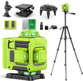 Laser Level 360 Self Leveling with Tripod,CinusLinus 4D Lazer Level,4x360° Cross Line Laser for Construction Project Renovation,Floor Tile, Laser Level Lines Tool